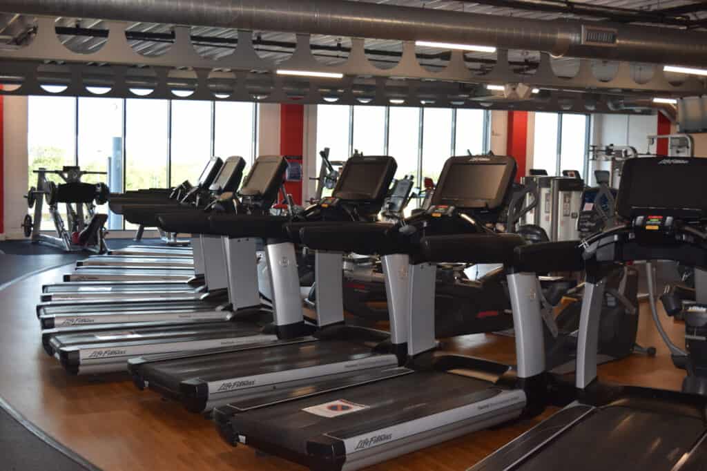 Treadmills at Stockport Sports Village