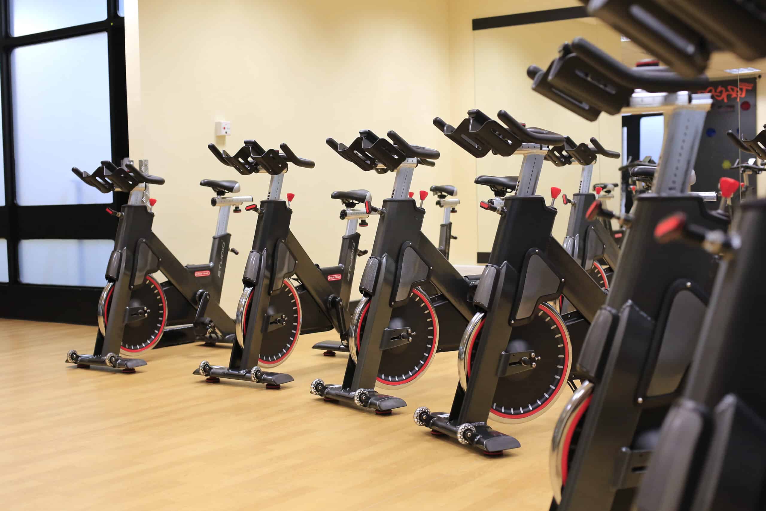 Spin bikes in the studio at Life Leisure Avondale